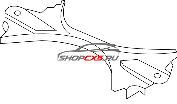 Скоба крепления аккумулятора Mazda CX-5 (2011-по н.в.) Mazda CX-5 Shop - авто запчасти, расходные материалы и аксессуары для Mazda CX-5 | shopcx5.ru