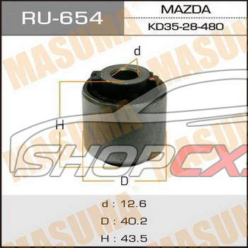 Сайлентблок заднего верхнего рычага внутренний Mazda CX-5 (2011-по н.в.) Masuma Mazda CX-5 Shop - авто запчасти, расходные материалы и аксессуары для Mazda CX-5 | shopcx5.ru
