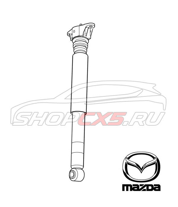 Амортизатор задний Mazda CX-5 (2011-2017) Mazda CX-5 Shop - авто запчасти, расходные материалы и аксессуары для Mazda CX-5 | shopcx5.ru