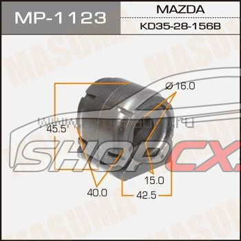 Втулка заднего стабилизатора Mazda CX-5 4WD (2011-по н.в.) Masuma Mazda CX-5 Shop - авто запчасти, расходные материалы и аксессуары для Mazda CX-5 | shopcx5.ru