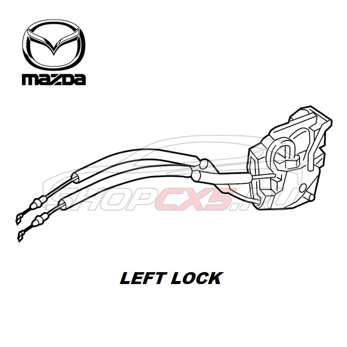 Замок левой передней двери Mazda CX-5 (2011-2017) Mazda CX-5 Shop - авто запчасти, расходные материалы и аксессуары для Mazda CX-5 | shopcx5.ru