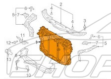 Рамка радиатора Mazda CX-5 (2017-по н.в.) Mazda CX-5 Shop - авто запчасти, расходные материалы и аксессуары для Mazda CX-5 | shopcx5.ru