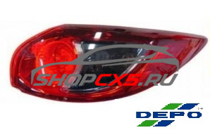 Фонарь задний правый Mazda CX-5 (2011-2017) Depo внешний Mazda CX-5 Shop - авто запчасти, расходные материалы и аксессуары для Mazda CX-5 | shopcx5.ru