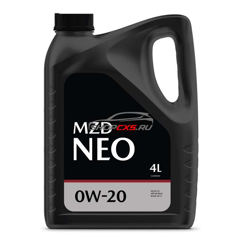 Масло моторное MZD Neo 0W20 (4л) Mazda CX-5 Shop - авто запчасти, расходные материалы и аксессуары для Mazda CX-5 | shopcx5.ru