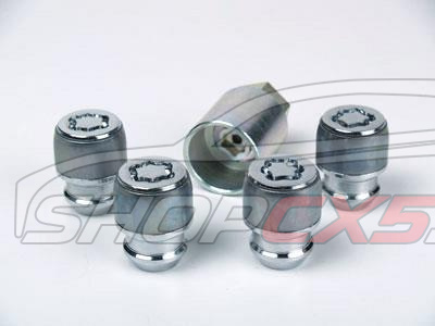 Секретки колесные Mazda CX-5 (с 1 ключом) под ключ 21мм Mazda CX-5 Shop - авто запчасти, расходные материалы и аксессуары для Mazda CX-5 | shopcx5.ru