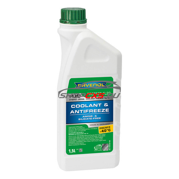 Антифриз Mazda FL22 Ravenol HJC Hybrid Japanese Coolant Premix 1,5 литр Mazda CX-5 Shop - авто запчасти, расходные материалы и аксессуары для Mazda CX-5 | shopcx5.ru