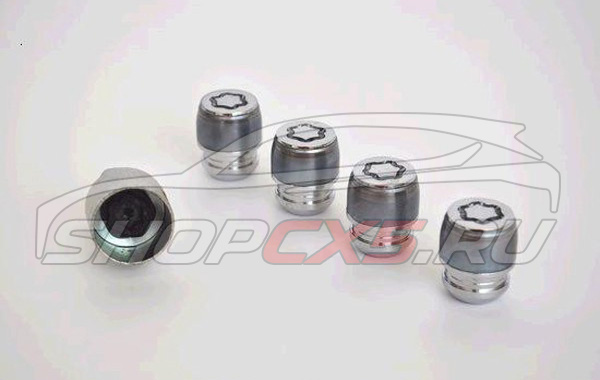 Секретки колесные Mazda CX-5 (с 1 ключом) под ключ 17мм Mazda CX-5 Shop - авто запчасти, расходные материалы и аксессуары для Mazda CX-5 | shopcx5.ru