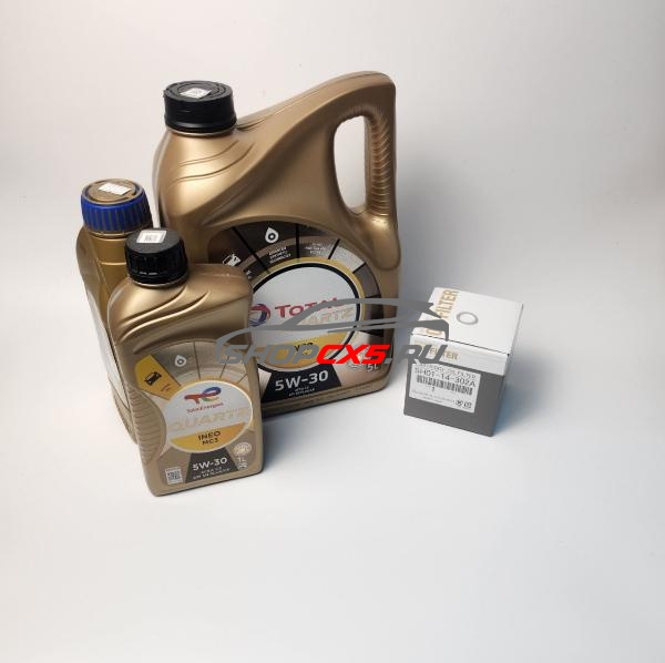 Комплект ТО-5 Mazda CX-5 2.2D с МКПП (50т.км) с маслом Total 5W30 Mazda CX-5 Shop - авто запчасти, расходные материалы и аксессуары для Mazda CX-5 | shopcx5.ru